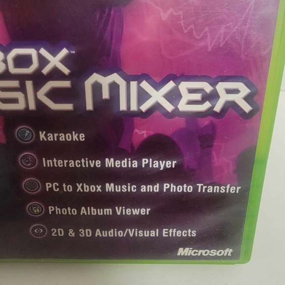 .Xbox Music Mixer (Microsoft Xbox, 2003) COMPLETE IN BOX with manual............ - Picture 2 of 3